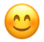 Emoji de rosto sorridente.