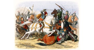 een illustratie van de slag bij bosworth