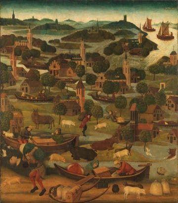 de sint elisabethsvloed, meester van de heilige elisabeth panelen ca 1490 tot ca 1495