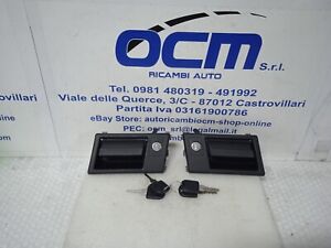 Pair Handles Outside Black Door Autobianchi Y10 From 1987