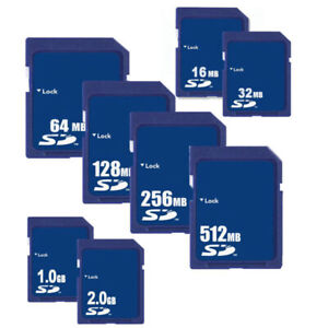 INDMEM 16MB 32MB 64MB 128MB 256MB 512MB 2GB SD Secure Digital Flash Memory Card