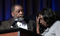 National Action Network National Convention in New York<br>The parents of Tyre Nichols, Rodney Wells and Row Vaughn react during the National Action Network National Convention in New York, U.S., April 12, 2023. REUTERS/Jeenah Moon