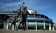 A view of Twickenham stadium