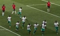 Senegal celebrate their early goal in Dakar