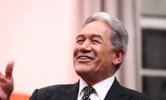 New Zealand First leader Winston Peters