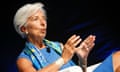 Christine Lagarde appears at Cannes Lions 2017.