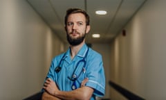 Student Nurse Michael Carter at Southampton University Nursing department, Southampton, Hampshire, UK. 29 November 2019.