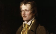 detail from William Hilton’s portrait of John Clare (1820).