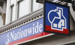 The Nationwide sign and logo displayed over a branch