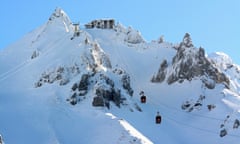 The Mont-Dore ski resort in central France