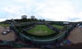 Day Four: The Championships - Wimbledon 2016<br>LONDON, ENGLAND - JUNE 30:  (EDITOR'S NOTE: Image was created as an Equirectangular Panorama. Import image into a panoramic player to create an interactive 360 degree view) A general view of the Wimbledon Lawn Tennis Championships at the All England Lawn Tennis and Croquet Club on June 30, 2016 in London, England.  (Photo by Jordan Mansfield/Getty Images)