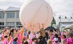 Jon Rose’s Interactive Sonic Ball at the Mona block party