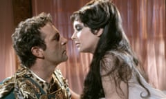 Richard Burton and Elizabeth Taylor began a scandalous affair on the set of 1963’s Cleopatra. Cleopatra, directed by American Joseph L. Mankiewicz. (Photo by Sunset Boulevard/Corbis via Getty Images)
