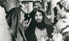 Hamming it up … George Harrison cameos in Life of Brian, with Eric Idle and John Cleese.