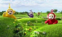 Laa-Laa, Tinky-Winky, Dipsy and Po in Netflix’s Teletubbies.