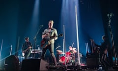 Chaos on rails … Josh Homme of Queens of the Stone Age.