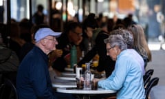 older couple at cafe