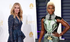 Julia Roberts and Cynthia Erivo, who plays Harriet Tubman in Harriet.