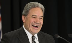 Winston Peters<br>New Zealand First party leader Winston Peters addresses a press conference at Parliament in Wellington, New Zealand, Thursday Oct. 19, 2017. Peters announced Thursday that his party had decided to enter a coalition with Jacinda Ardern's Labour Party. The liberal Green Party will support the coalition but won't be a part of the government.(Mark Mitchell/New Zealand Herald via AP)