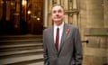 Thomond.  LIVERPOOL, 31st October 2014 -  Labour MP and party policy co-ordinator Jon Cruddas outside the preparatory meeting of the english regions cabinet committee at Manchester Town Hall.