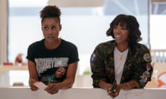 Issa Rae and Yvonne Orji.