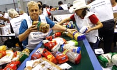 A food bank in Barcelona. 