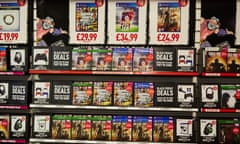 MANCHESTER, 26th November 2015 - Customers at the GAME store in the Arndale Centre, Manchester at the 9pm start of the Black Friday sales event. Christopher Thomond for The Guardian.