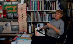 Ken Garland in his studio. As the historian Robin Kinross noted, he belonged to ‘the first generation of fully fledged graphic designers in Britain’.