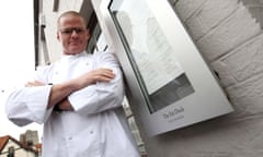 Heston Blumenthal pictured outside The Fat Duck in 2009.