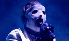 Corey Taylor of Slipknot performing at Manchester Arena.