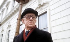 Alec Guinness as George Smiley in the BBC adaptation of John Le Carré’s Tinker Tailor Soldier Spy