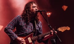 Adam Granduciel of The War on Drugs performs live at Alexandra Palace in London<br>Adam Granduciel of The War on Drugs performs live at Alexandra Palace. London, United Kingdom - Tuesday November 14, 2017.