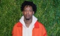 FILE: Rapper 21 Savage Arrested By ICE<br>FILE - FEBRUARY 3, 2019: It was reported that 21 Savage (born Sha Yaa Bin Abraham-Joseph) from the United Kingdom has been arrested by U.S. Immigration and Customs Enforcement, after overstaying his visa February 3, 2019. BROOKLYN, NY - NOVEMBER 05: 21 Savage attends the CFDA / Vogue Fashion Fund 15th Anniversary Event at Brooklyn Navy Yard on November 5, 2018 in Brooklyn, New York. (Photo by Roy Rochlin/Getty Images)