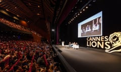 Bono, Apple executive Jonathan Ive and Vice Media CEO Shane Smith at a Cannes Lion seminar in 2014