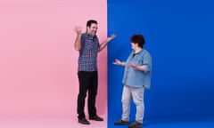 Actor, comedian and writer Rob Delaney with TV writer, producer and director Sally Wainwright