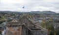 Linlithgow Palace in the town of Linlithgow, West Lothian, Scotland