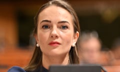 Oleksandra Matviichuk at the Council of Europe in Strasbourg in January 2023