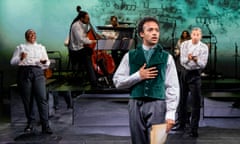 Paul Adeyefa (centre right) as Samuel Coleridge-Taylor  in Recognition at Fairfield Halls.