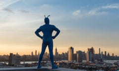 ‘An epic tale rife with destiny, adventure and blood loss’ ... Peter Serafinowicz as The Tick.