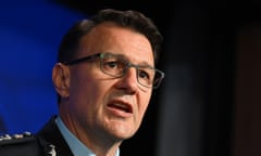 Australian federal police commissioner Reece Kershaw