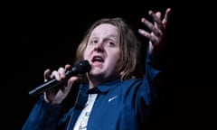 ‘British pop’s class clown’… Lewis Capaldi at the O2 Arena.