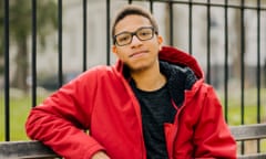 Jerome Foster, 18, a climate change activist and virtual reality developer, poses for a portrait in Manhattan.