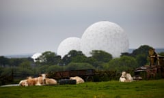 Royal Air Force Menwith Hill station near Harrogate, North Yorkshire, England