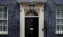 The door of 10 Downing Street