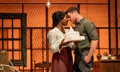 Deborah Ayorinde and David Walmsley in Wedding Band at Lyric Hammersmith.