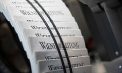 The last edition of Wiener Zeitung is printed in Vienna