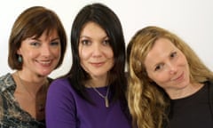 Comediennes from the Smack The Pony team. Left to right: Doon MacKichan, Fiona Allen, Sally Phillips.