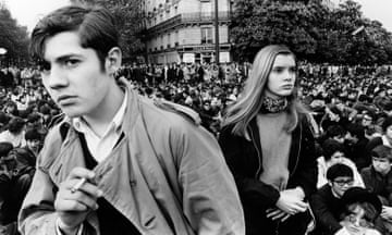 Sit-in on the Place Denfert-Rochereau, Paris, 10 May 1968.