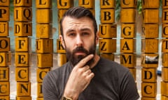 Scroobius Pip is a DJ, a spoken word poet and a bass playing musician. He also loves comics.