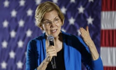 Elizabeth Warren<br>2020 Democratic presidential candidate Sen. Elizabeth Warren speaks to local residents during an organizing event, Friday, May 3, 2019, in Ames, Iowa.(AP Photo/Charlie Neibergall)